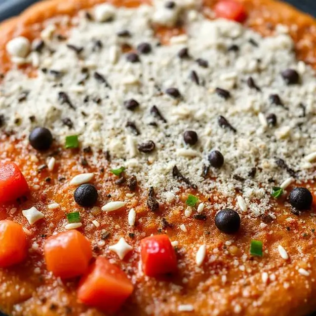 Evenly distributed toppings