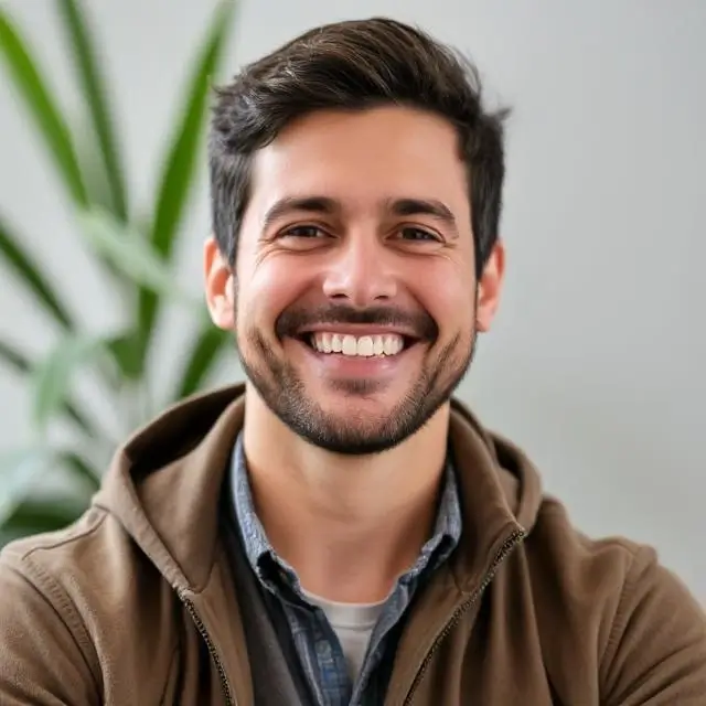 Founder, Marco, smiling