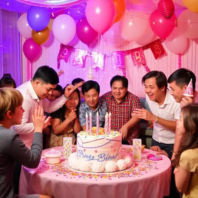 Birthday party celebration